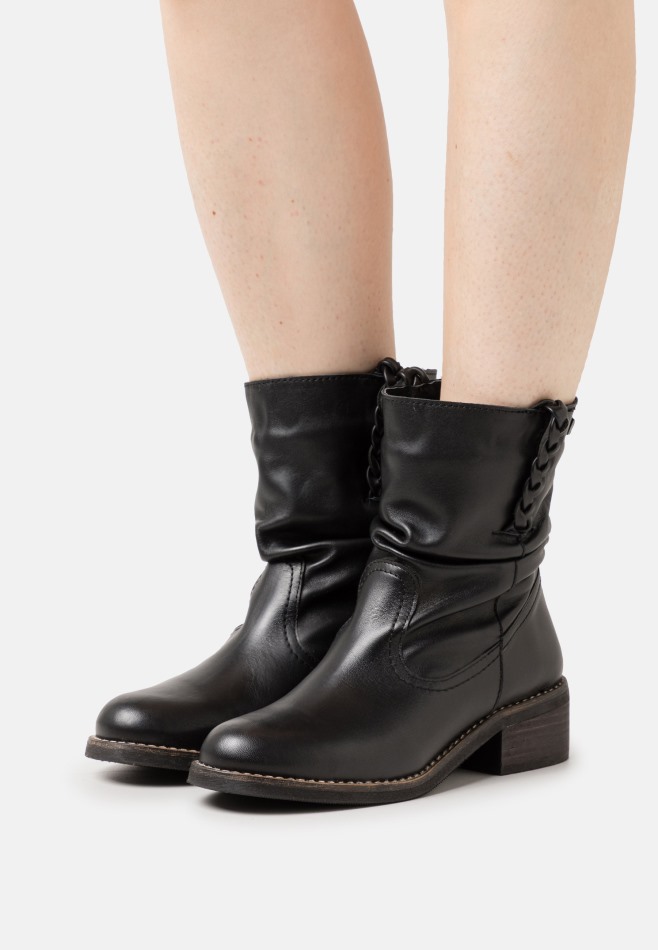 Gabour | Bottine De Cowboy/motard Noire Exclusive